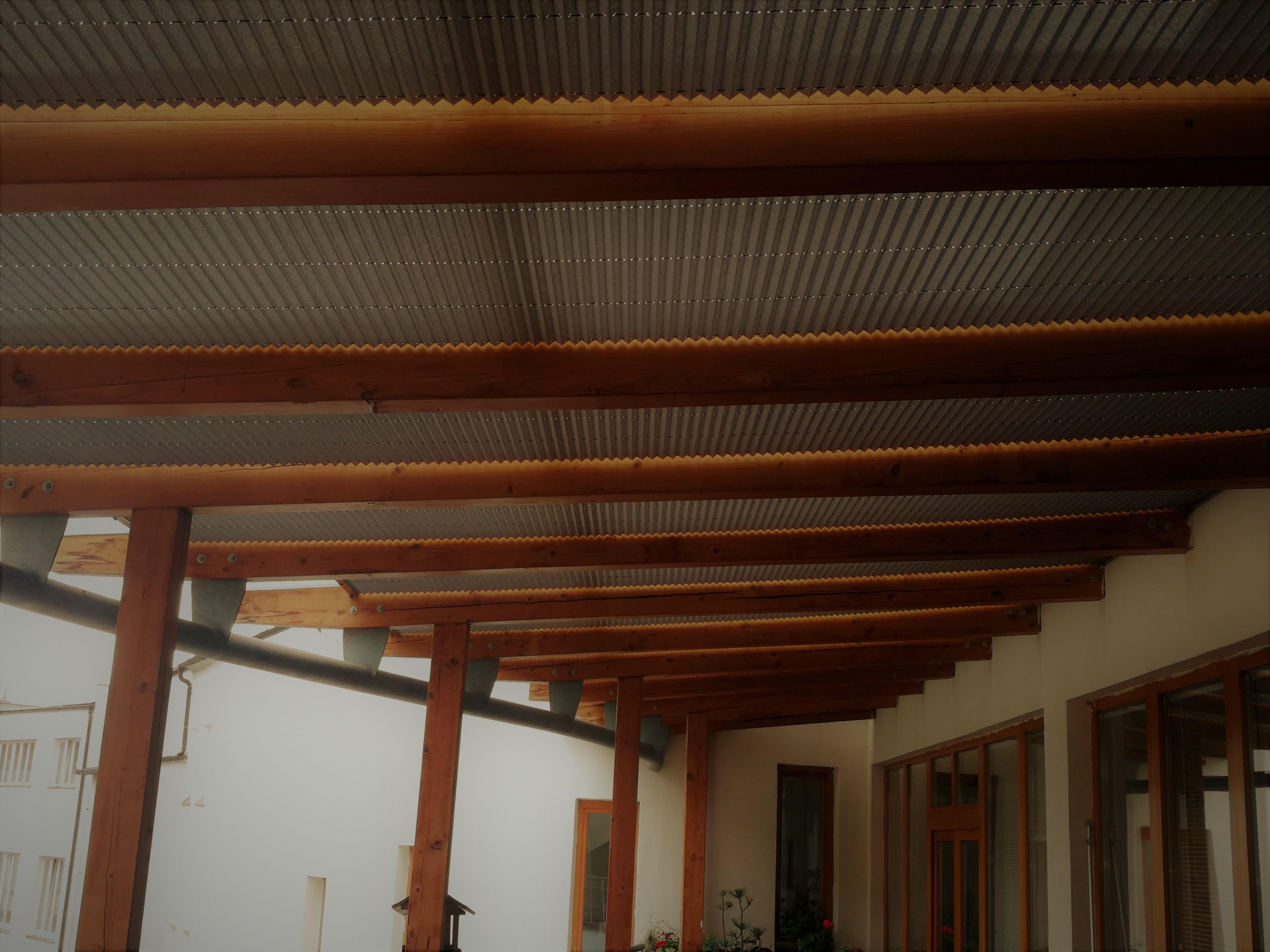 Plisse v provedení plafond pro zimní zahrady - VFtyp