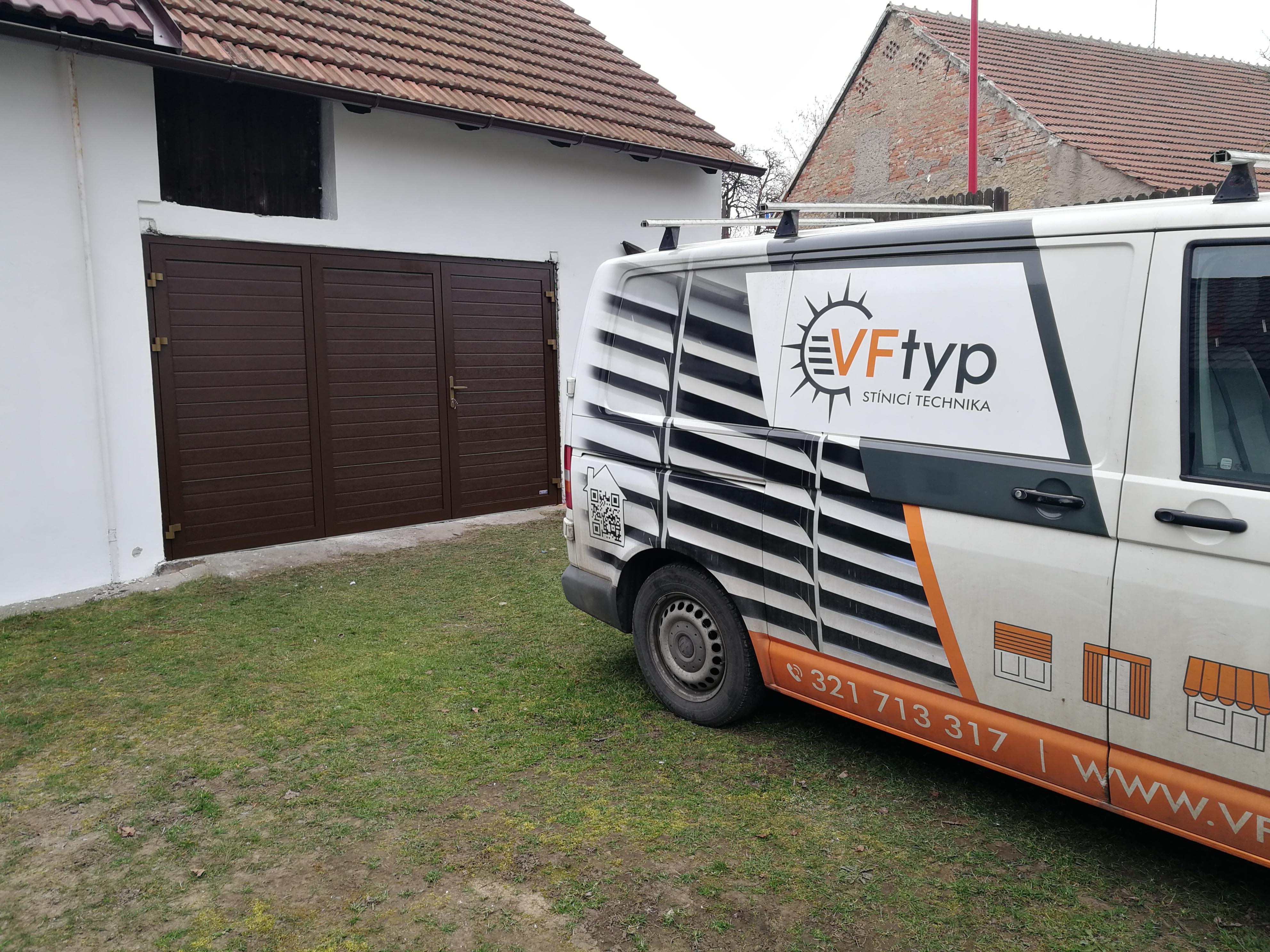 Tříkřídlá garážová vrata TRIDO  – vf-typ.cz