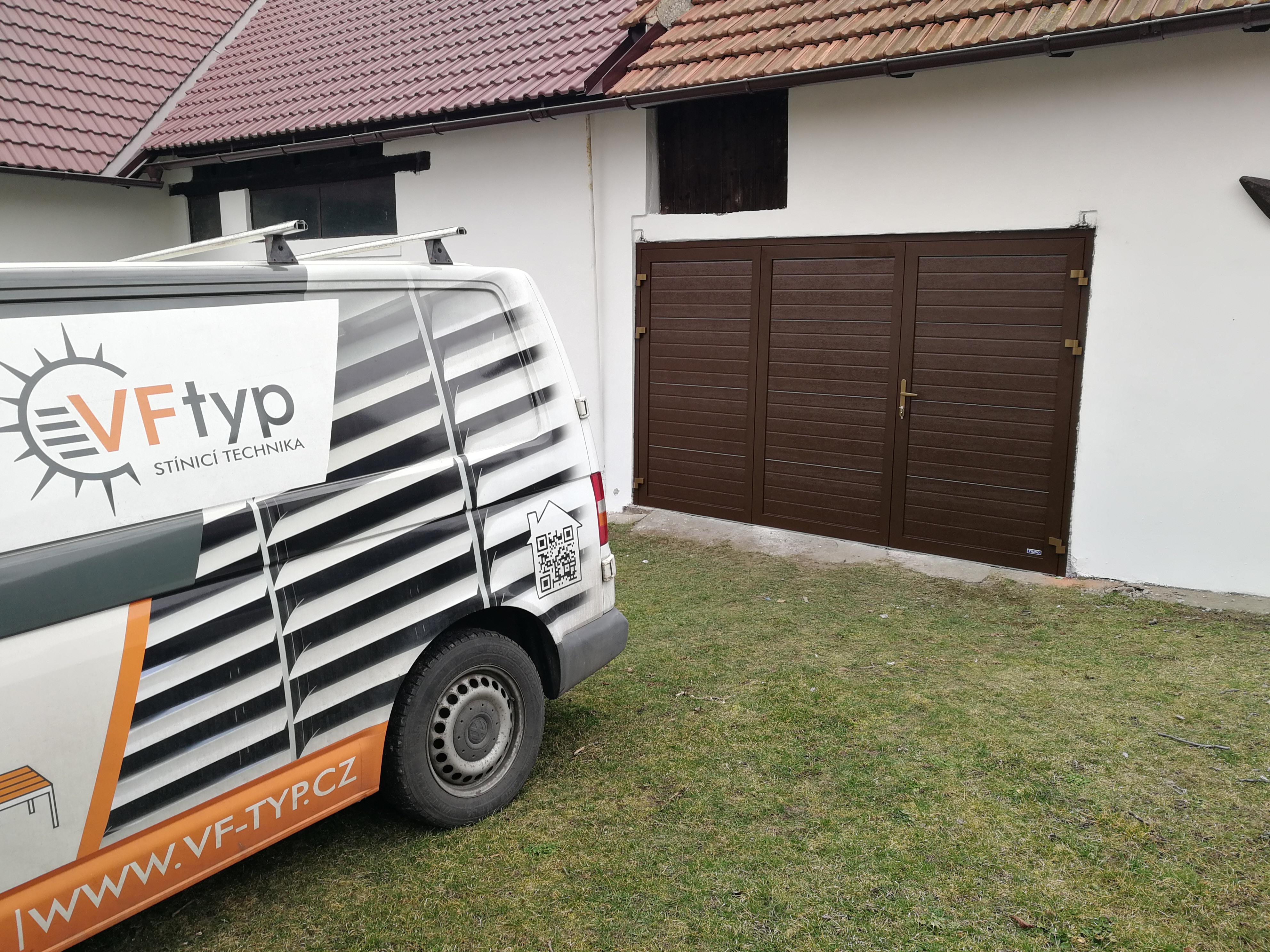 Tříkřídlá garážová vrata TRIDO  – vf-typ.cz