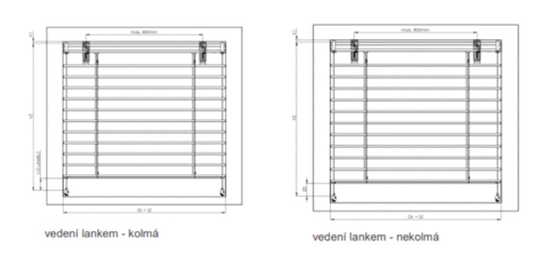 Horizontální žaluzie – vf-typ.cz